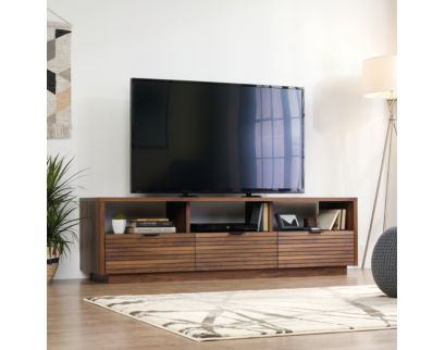 Sauder Harvey Park Grand Walnut Entertainment Credenza