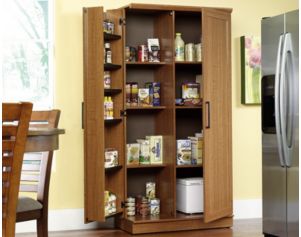 Sauder HomePlus Sienna Oak Storage Cabinet