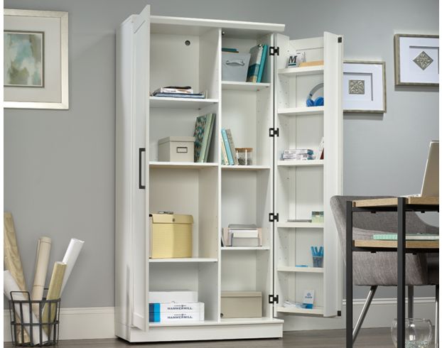 Sauder HomePlus Storage Cabinet in Soft White