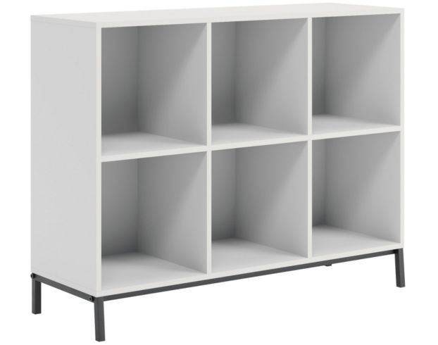 Sauder deals white bookcase