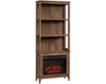 Sauder Select 3-Shelf Bookcase with Fireplace small image number 1