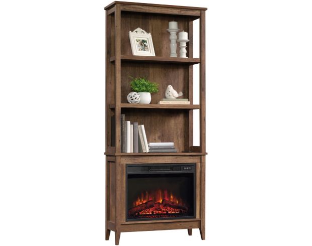 Sauder Select 3-Shelf Bookcase with Fireplace large image number 3