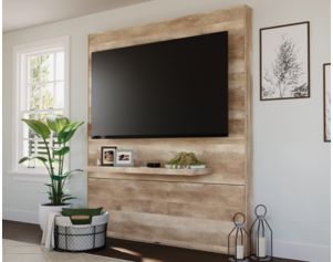Sauder Steel River Entertainment Wall