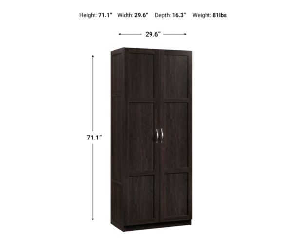 Sauder Select Cinnamon Cherry Wardrobe/Storage Cabinet