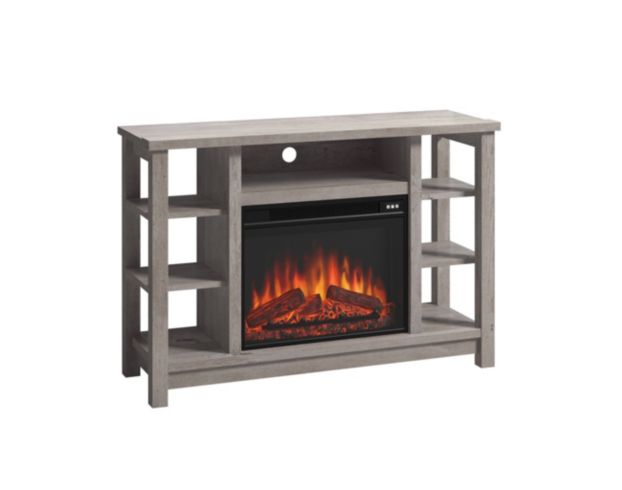 Sauder Select Media Console with Fireplace large image number 1