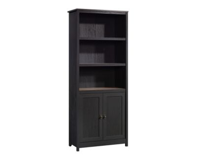 Sauder Cottage Road Black Bookcase