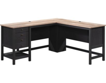 Sauder Cottage Road Black Corner Desk