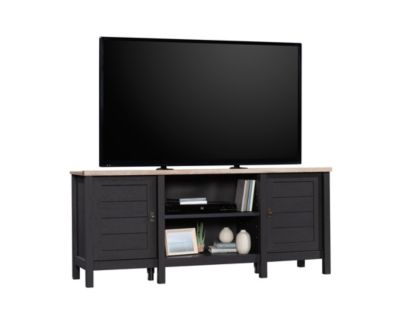 Sauder Cottage Road Black Media Console