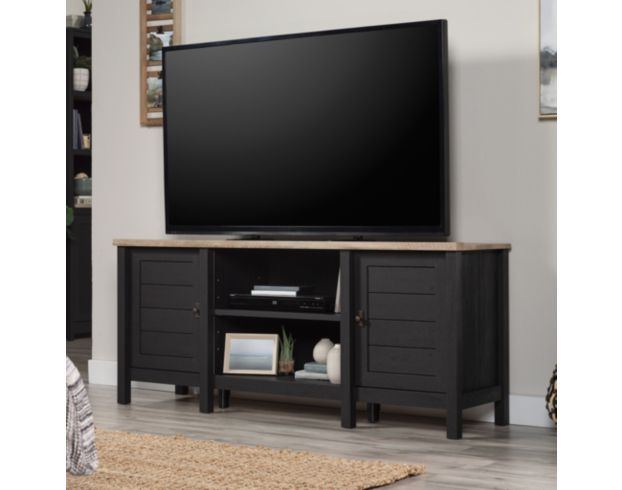 Large black deals media console