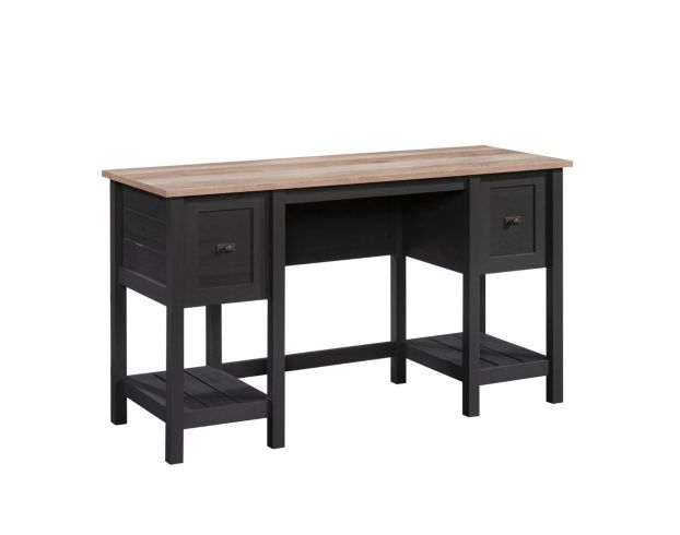 Sauder Cottage Road Black Desk large image number 1