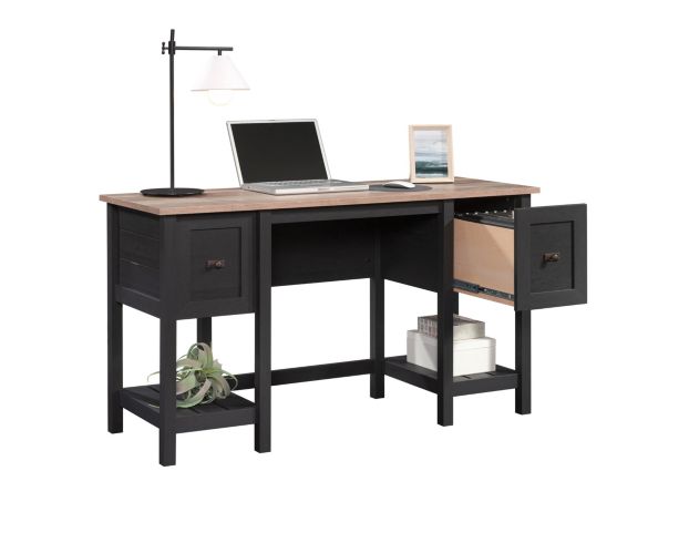 Sauder Cottage Road Black Desk large image number 3