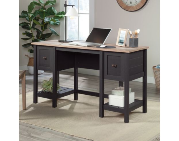 Sauder Cottage Road Black Desk large image number 4