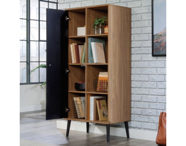 Sauder Ambleside Serene Walnut Bookcase Storage Cabinet large image number 11