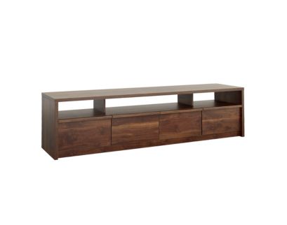 Sauder Harvey Park Grand Walnut 80-Inch Credenza