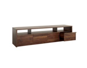 Sauder Harvey Park Grand Walnut 80-Inch Credenza