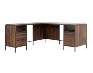 Sauder Nova Loft Grand Walnut Corner Desk