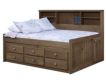 Simply Bunk Beds Chestnut Full Captains Bed small image number 1