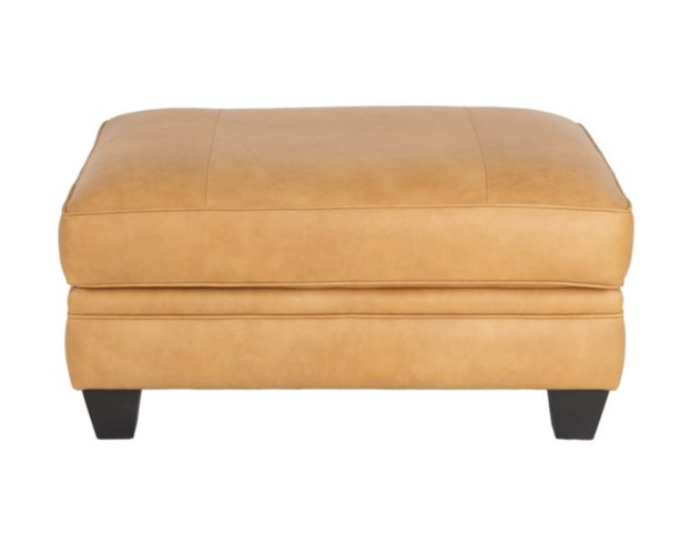 Smith Brothers Of Berne, Inc. 5000 Series Caramel Genuine Leather Ottoman large image number 1