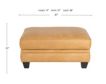 Smith Brothers Of Berne, Inc. 5000 Series Caramel Genuine Leather Ottoman small image number 5