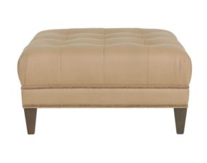 Smith Brothers Of Berne, Inc. 2000 Series Tan Genuine Leather Cocktail Ottoman