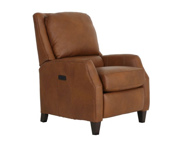 Smith Brothers Of Berne, Inc. 722 Collection Brown Genuine Leather Power Recliner large image number 7