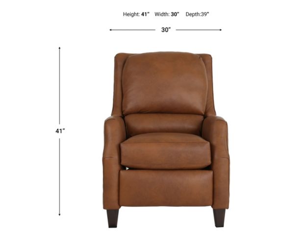 Smith Brothers Of Berne, Inc. 722 Collection Brown Genuine Leather Power Recliner large image number 10