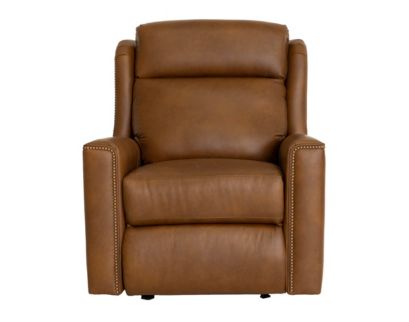 Smith Brothers Of Berne, Inc. M101 Collection Genuine Leather Cocoa Power Glider Recliner