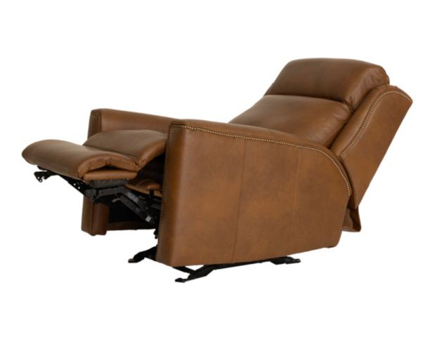 Smith Brothers Of Berne, Inc. M101 Collection Genuine Leather Cocoa Power Glider Recliner large image number 3