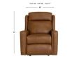 Smith Brothers Of Berne, Inc. M101 Collection Genuine Leather Cocoa Power Glider Recliner small image number 10