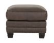 Smith Brothers Of Berne, Inc. 393 Collection Brown Genuine Leather Ottoman small image number 3