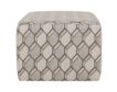 Smith Brothers Of Berne, Inc. 393 Collection Cream Geometric Cocktail Ottoman small image number 3