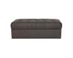 Smith Brothers Of Berne, Inc. 2400 Collection Brown Genuine Leather Cocktail Ottoman small image number 1