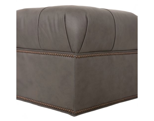 Smith Brothers Of Berne, Inc. 2400 Collection Brown Genuine Leather Cocktail Ottoman large image number 4