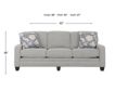 Smith Brothers Of Berne, Inc. 5000 Series Blue Gray Sofa small image number 9