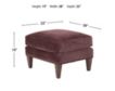 Smith Brothers Of Berne, Inc. 274 Collection Mauve Ottoman small image number 8