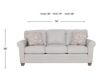 Smith Brothers Of Berne, Inc. 366 COllection Tan Sofa small image number 9