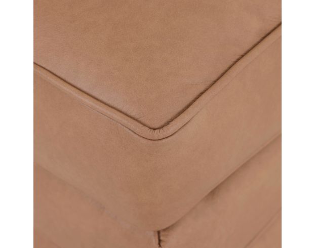 Smith Brothers Of Berne, Inc. 366 Collection Genuine Leather Tan Ottoman large image number 4