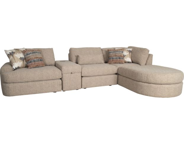 Smith Brothers 209 Collection Modular 5-Piece Sectional with Right-Facing Chaise large image number 2