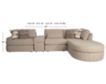 Smith Brothers 209 Collection Modular 5-Piece Sectional with Right-Facing Chaise small image number 9