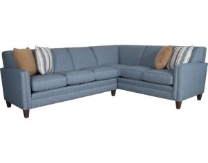 Smith Brothers 3000 Series Blue 2-Piece Sectional