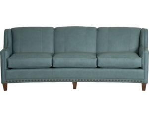 Smith Brothers 227 Collection Teal 100% Leather Sofa