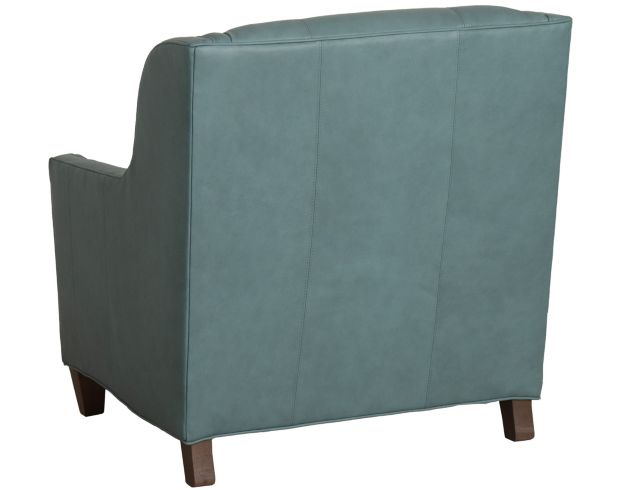 Smith Brothers 227 Collection Teal Genuine Leather Chair large image number 4