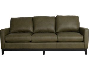 Smith Brothers 232 Series Green 100% Leather Sofa