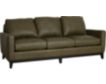 Smith Brothers 232 Series Green 100% Leather Sofa small image number 2