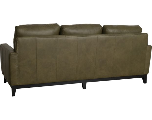 Smith Brothers 232 Series Green 100% Leather Sofa large image number 4