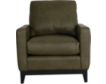 Smith Brothers 232 Collection Green Genuine Leather Chair small image number 1