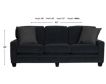 Smith Brothers 5000 Series Charcoal XL Sofa small image number 7