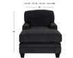 Smith Brothers 5000 Series Charcoal Chaise small image number 6