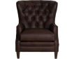 Smith Brothers 527 Collection Brown 100% Leather Tufted Chair small image number 1