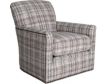 Smith Brothers 550 Collection Plaid Swivel Chair small image number 2
